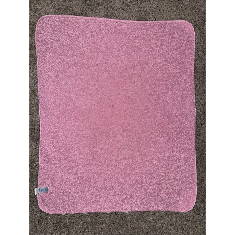 Kidgets Plush Baby Blanket‎ Floral Butterflies Light Pink Sherpa Lovey Flowers